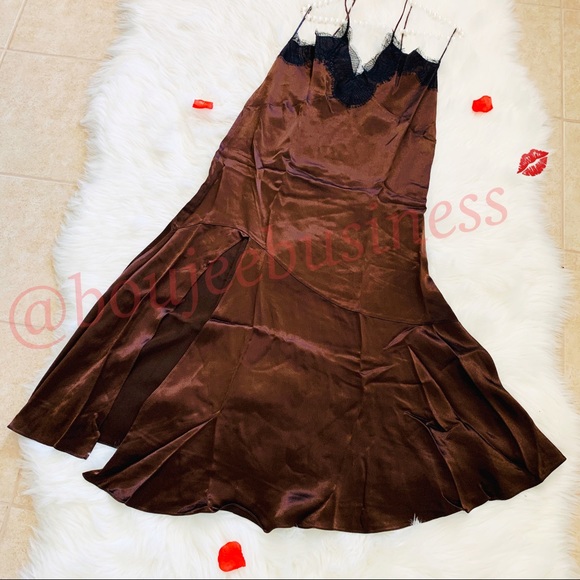 ZARA Lingerie Style Satin Dress - Picture 8 of 8